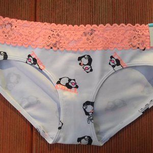 Justice Oh So Soft size 8 hipsters panties w/lace